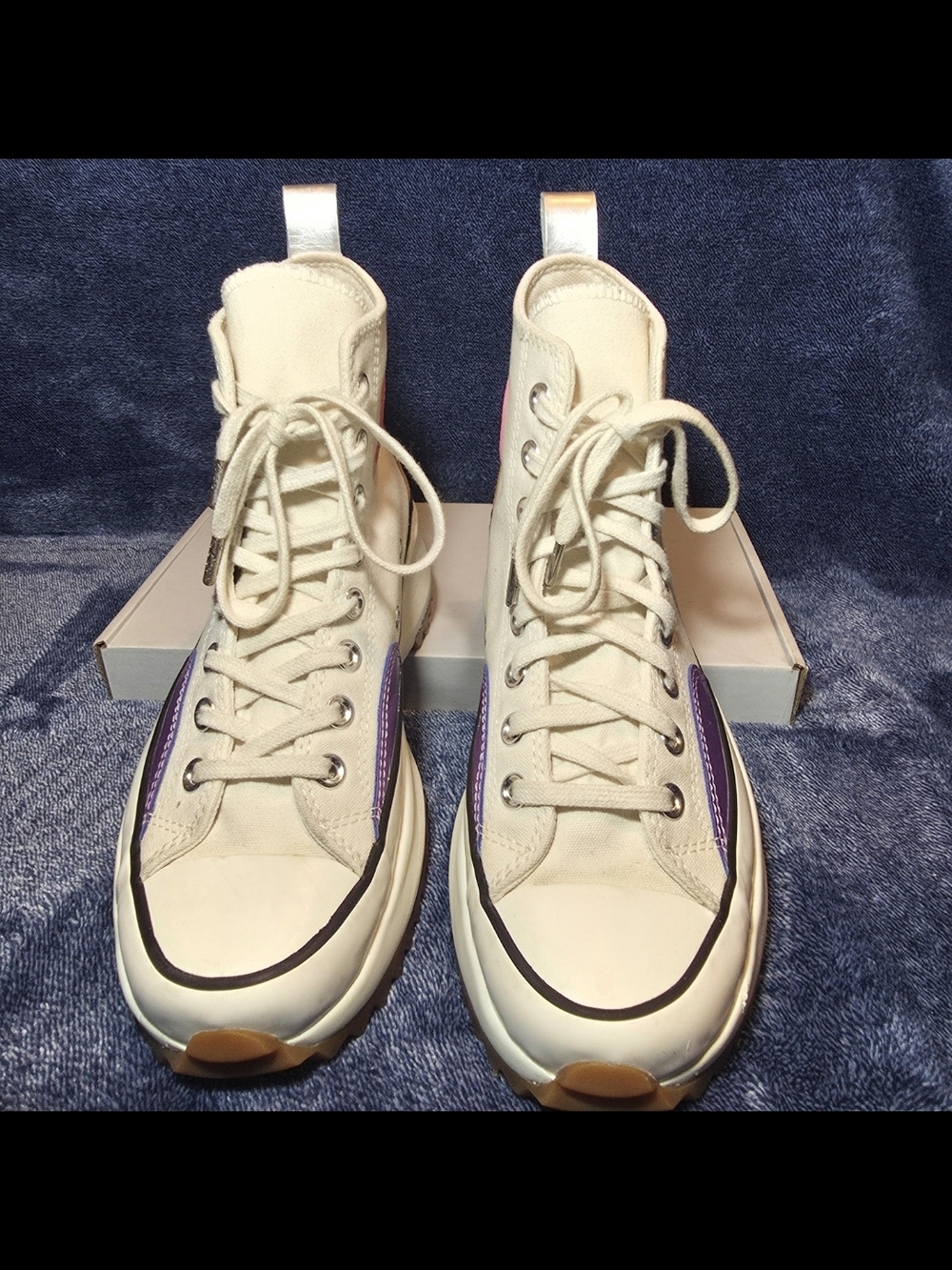 Converse Run Star Hike Platform Chrome Shoes - Picture 3 of 7